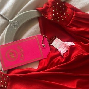 NEW WITH TAG H&M x Versace red dress